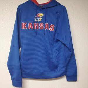 Hoodie - Mens Shirts - Kansas Jayhawks by Colosseum - Size Small
